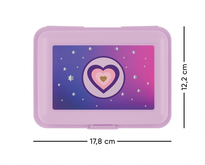 Cutie pentru prânz cu inimioare