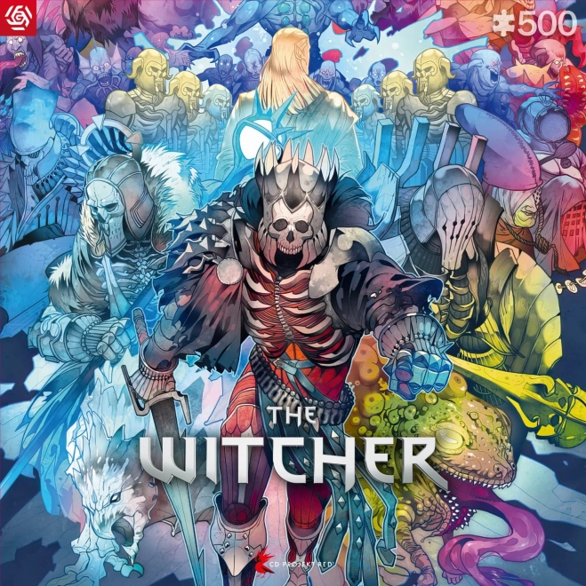 Puzzle The Witcher: Fracțiunea Monștri 500 Piese