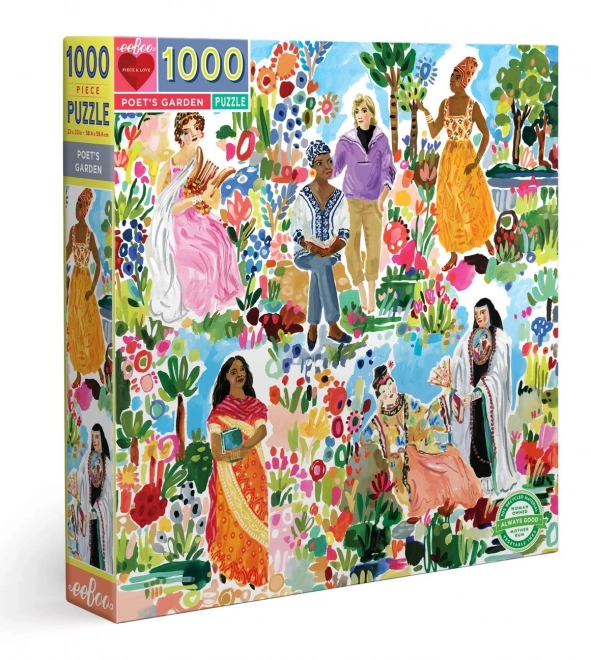 Puzzle pătrat Grădina Poeților 1000 piese