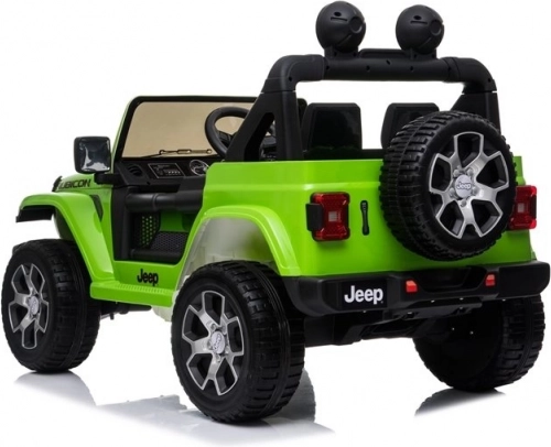 Mașină pe baterie Jeep Rubicon 4x4 verde