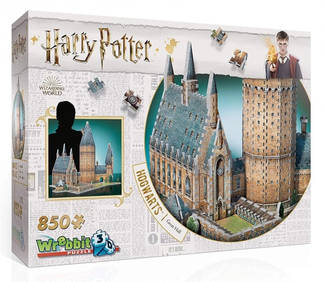 Puzzle 3D Harry Potter Sala de Mese Hogwarts