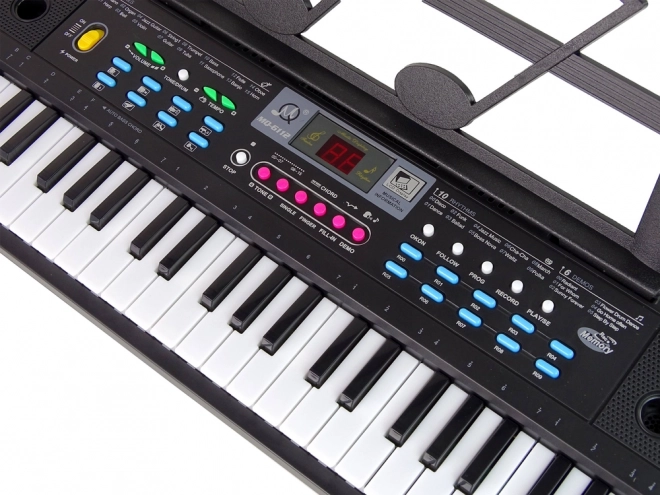 Keyboard Muzical pentru Copii cu 61 de Clape și Microfon