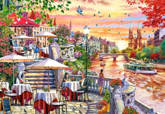 Puzzle Castorland apus romantic 1000 de piese