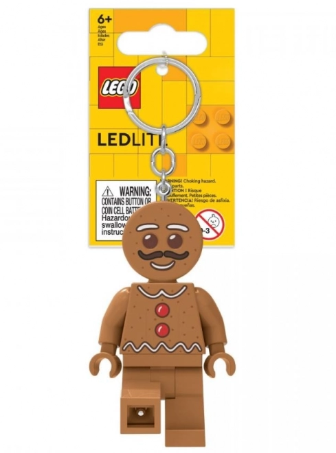 Breloc cu lanternă Omul de turtă dulce LEGO