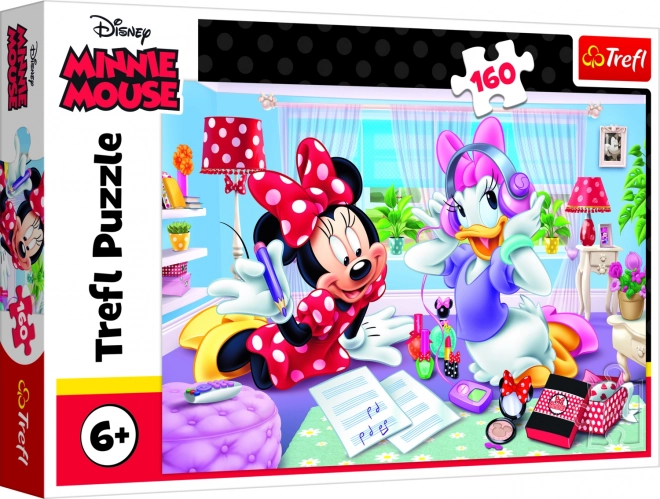 Puzzle 160 piese - Zi cu prietenii MINNIE Disney