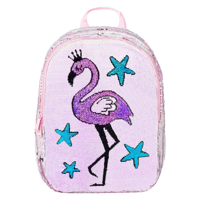 Rucsac școlar ergonomic flamingo