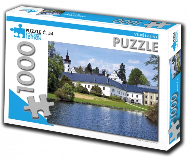 Puzzle ediție turistică Velké Losiny 1000 piese