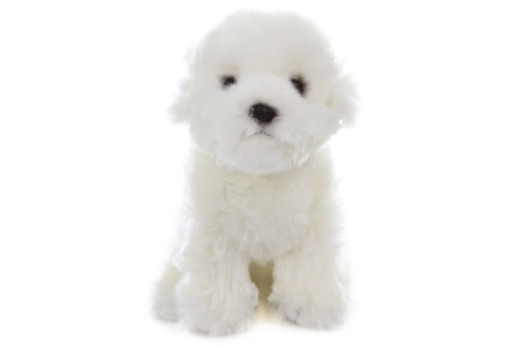 Jucărie pufoasă Bichon Maltez 31 cm