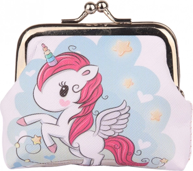 Portofel copilăros cu unicorn și steluțe