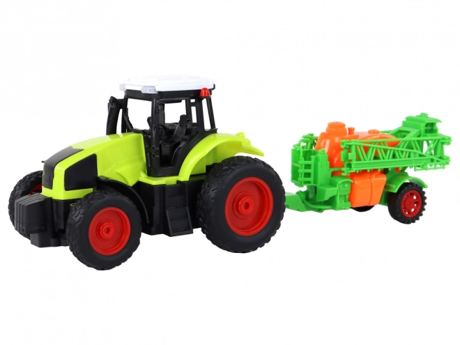 Tractor cu pulverizator RC telecomandat la scară 1:16