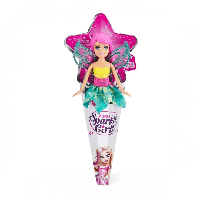 Păpușă Mini Sparkle Girlz 10 cm în set cartonat 24 bucăți