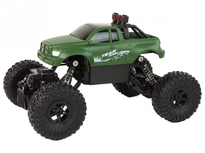 mașinuță telecomandată R/C verde 1:18