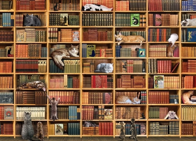 Puzzle Biblioteca pisicilor 1000 piese