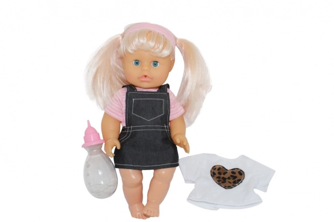 Păpușă Nena 36 cm cu tricou suplimentar