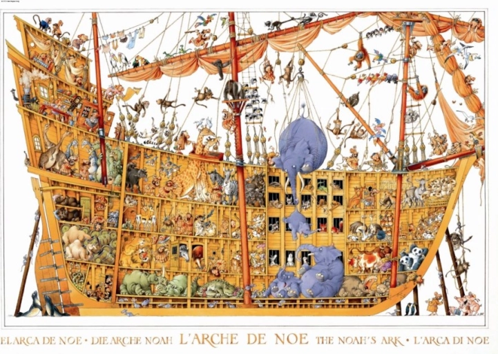 Puzzle Arca lui Noe 2000 Piese de la HEYE