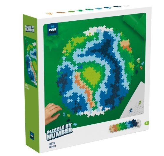 Puzzle Plus-Plus după numere - Pământ 800 de piese