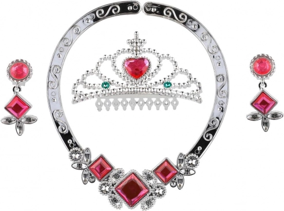 Set de frumusețe cu diademă, colier și cercei