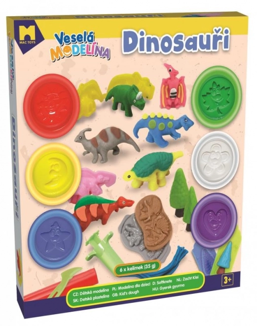 Modelină Veselă Dinosauri