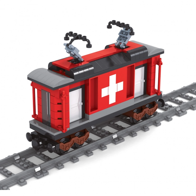 Set tren electric cu șine din 529 piese