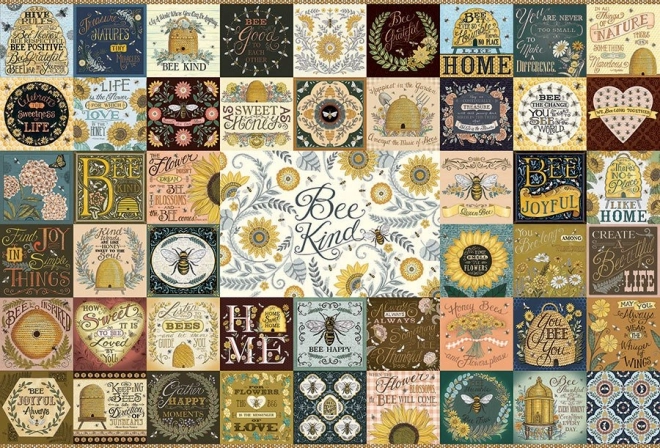 COBBLE HILL Puzzle Albinuțele Drăguțe 2000 piese