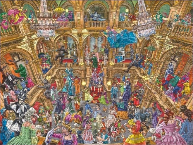 Puzzle Ples în Măști 1500 piese