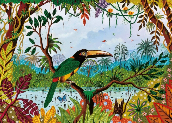 Puzzle Arassari Colorat 1500 piese
