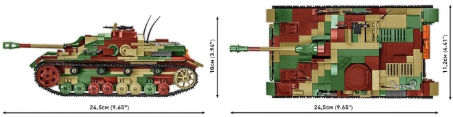 tanc Stegoburg Cobi WWII Sturmgeschutz IV 1:28