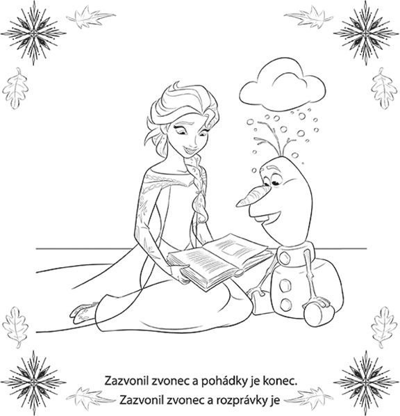 Pexeso în caietul Împărăția Înghețată