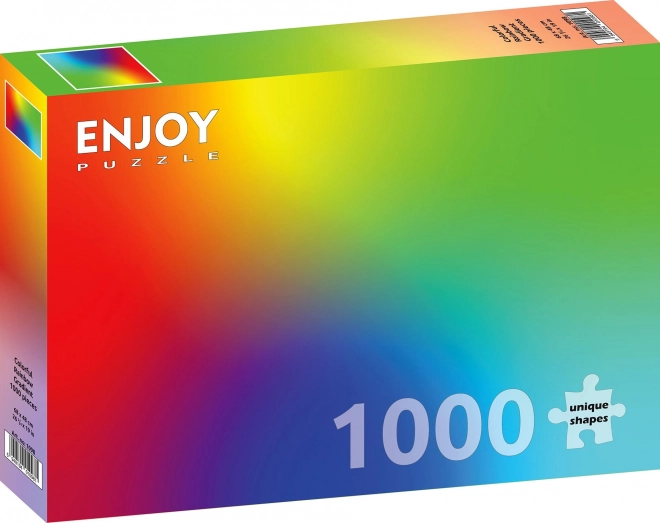 Puzzle Gradient Curcubeu 1000 de piese
