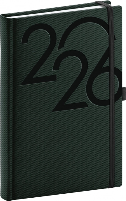 Agenda zilnică Notique Ajax 2026 verde