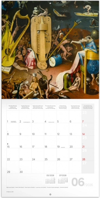 Calendar de notițe Hieronymus Bosch 2026