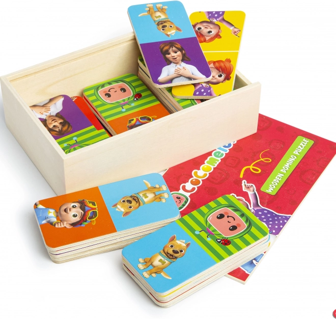 Puzzle domino din lemn CoComelon