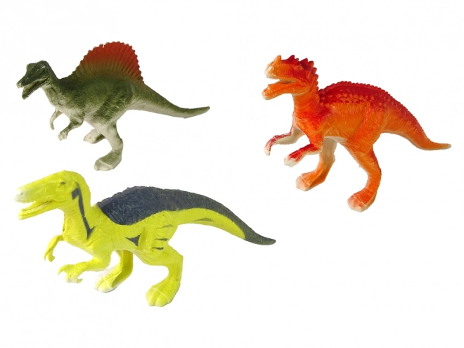 Set figurine dinozauri colorate