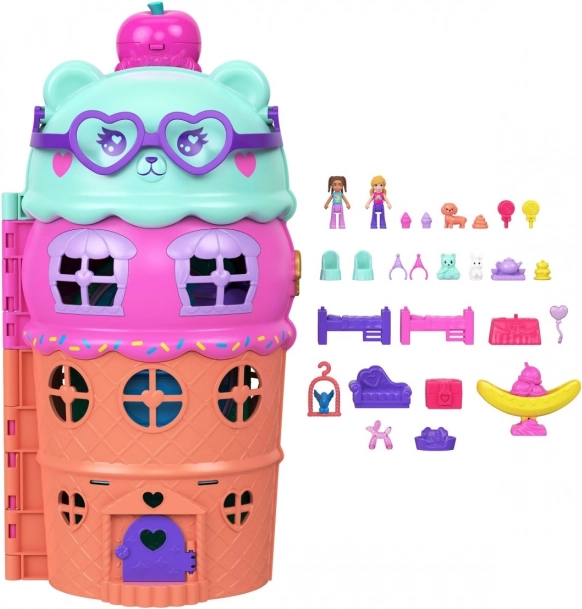 Polly Pocket Căsuța de gheață cu piscină