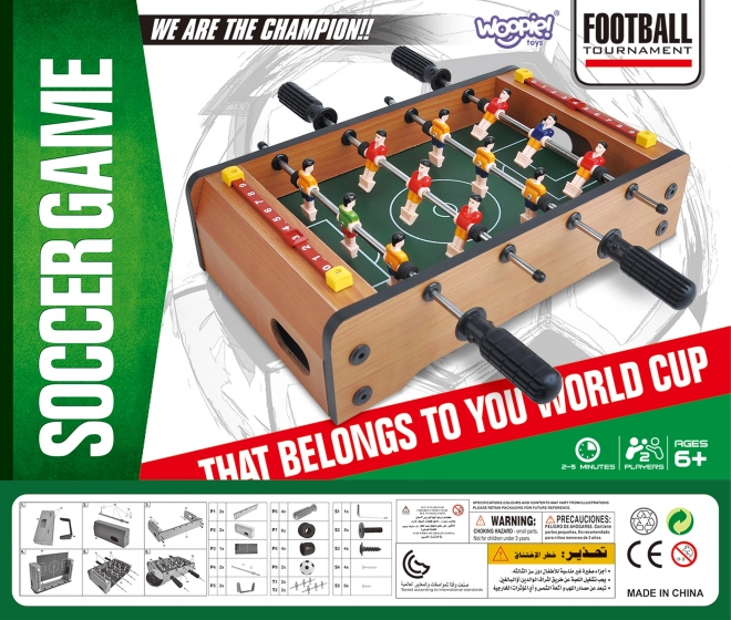 Masă de fotbal Woopie pentru copii
