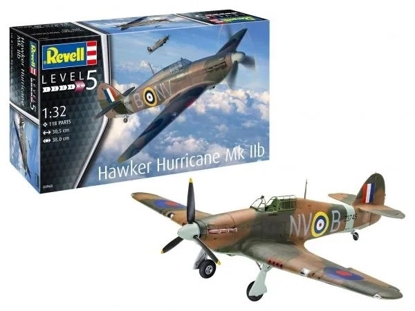 Model avion Hawker Hurricane MK IIB 1/32