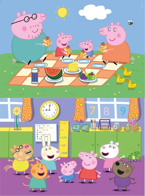 Puzzle Peppa Pig 2x60 piese