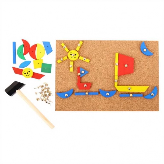 Joc creativ cu ciocan Bigjigs Toys