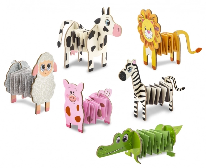 Animale din hârtie pliabilă acordeon Moxy