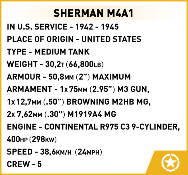 Tanc Sherman M4A1 COBI