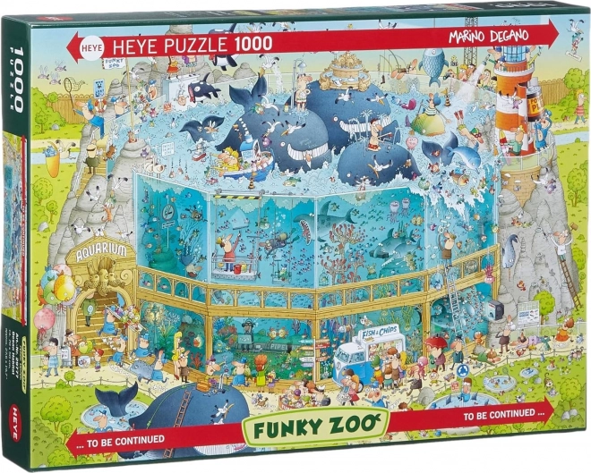 Puzzle HEYE Zoo Nebun: Expoziția Oceanului 1000 piese