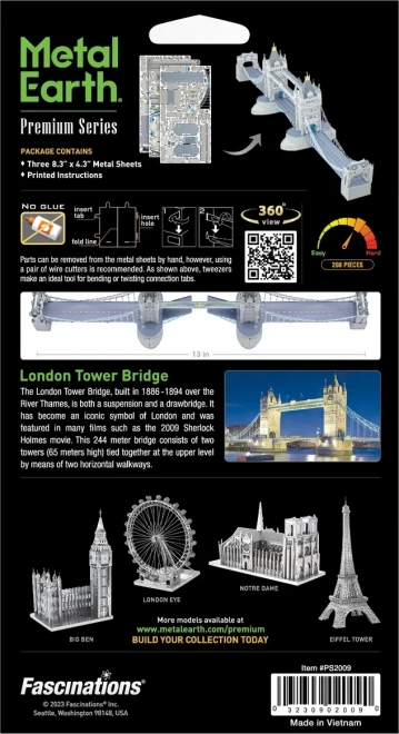 Puzzle 3D Premium Metal Earth: Tower Bridge