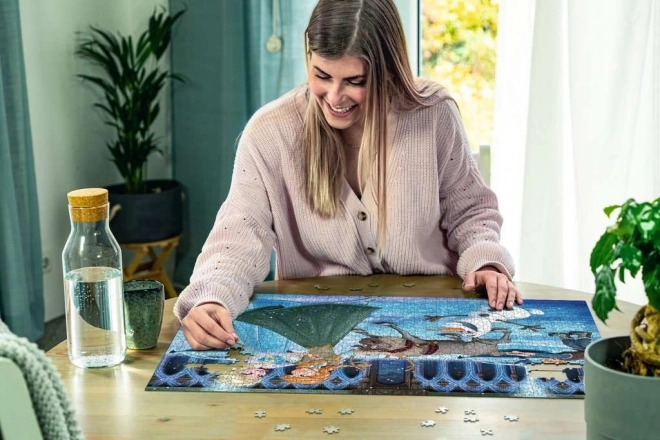 Puzzle Ravensburger Regatul de Gheață 1000 piese