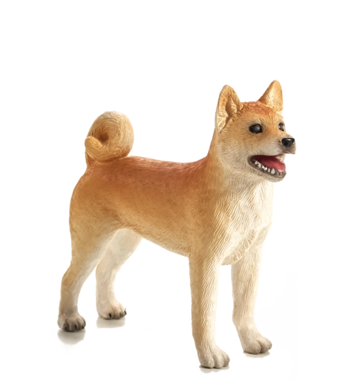 Figurină realistă câine Shiba Inu