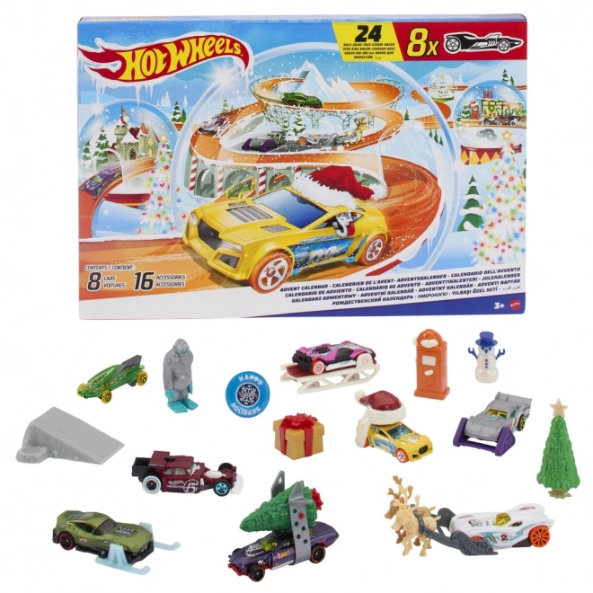 Calendar advent Hot Wheels 2024