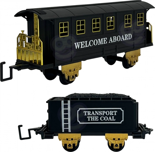 Woopie set locomotivă cu aburi XXL șine 403 cm
