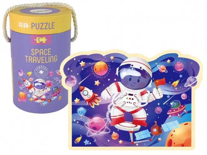 Puzzle în Tub Cosmos 28 piese