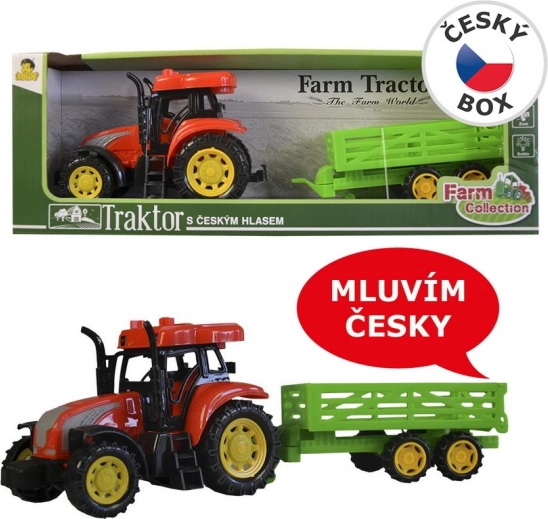 MaDe Tractor cu remorcă vorbitor în cehă