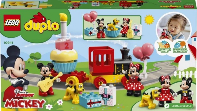 Trenuleț de aniversare Mickey și Minnie LEGO DUPLO Disney