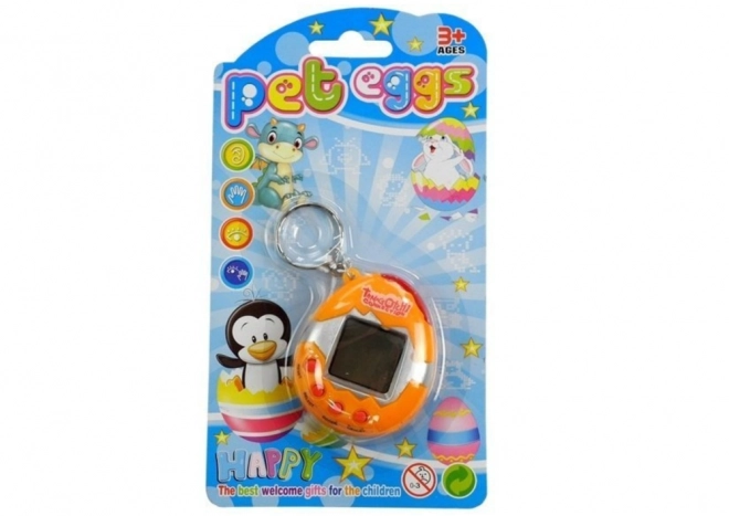 Tamagotchi animal de companie electronic portocaliu